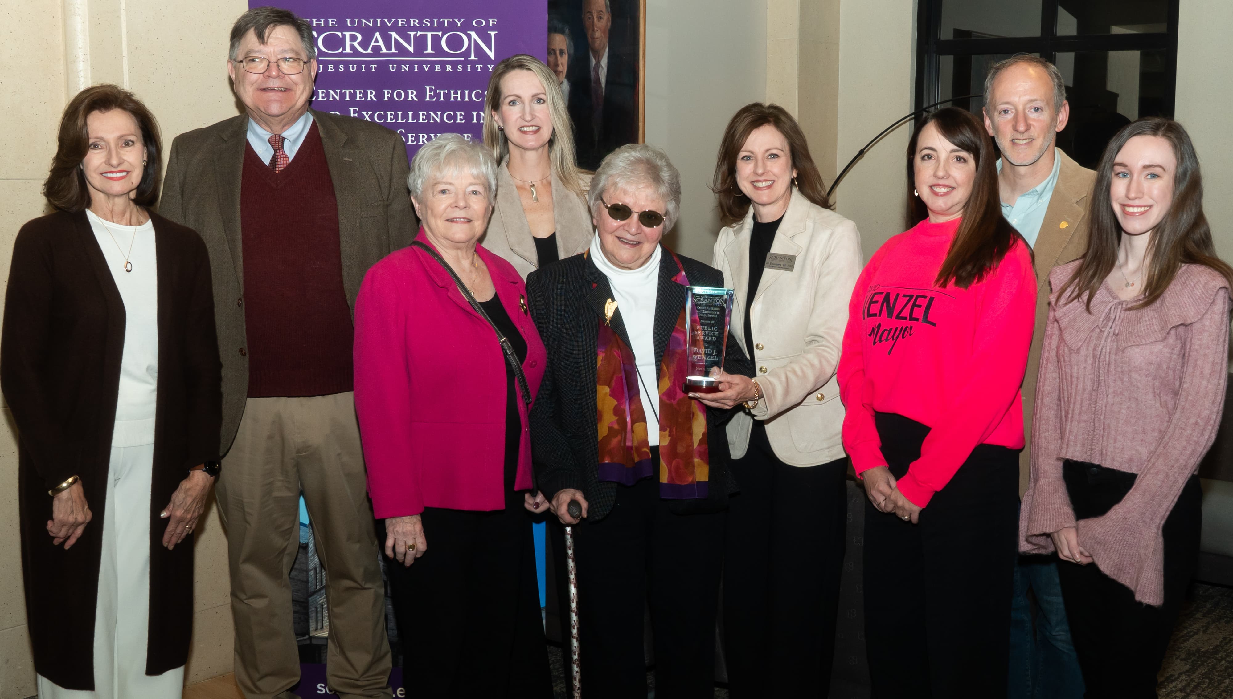 thumbnail for Exhibit Opened, Award Dedicated in Honor of David Wenzel