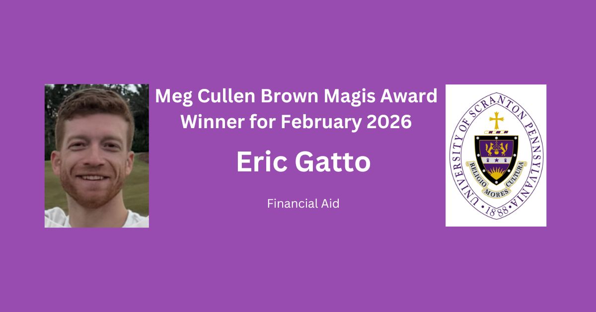 Meg Cullen-Brown Magis Award for February banner image
