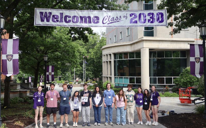 An image within a gallery, showcasing The University of Scranton's New Student Orientation for the Class of 2030.