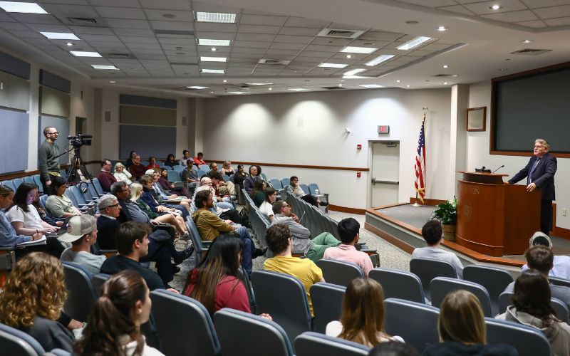Photos from Rabbi Abraham Skorka's Judaic Studies Institute Lecture at The University of Scranton.