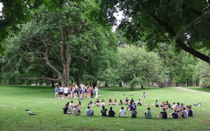 An image within a gallery, showcasing The University of Scranton's New Student Orientation for the Class of 2030.
