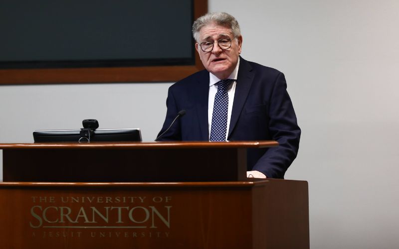 Photos from Rabbi Abraham Skorka's Judaic Studies Institute Lecture at The University of Scranton.