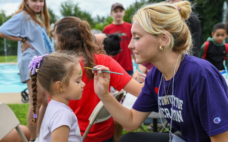 A gallery of images showing Community Fun Day at Novembrino Park.