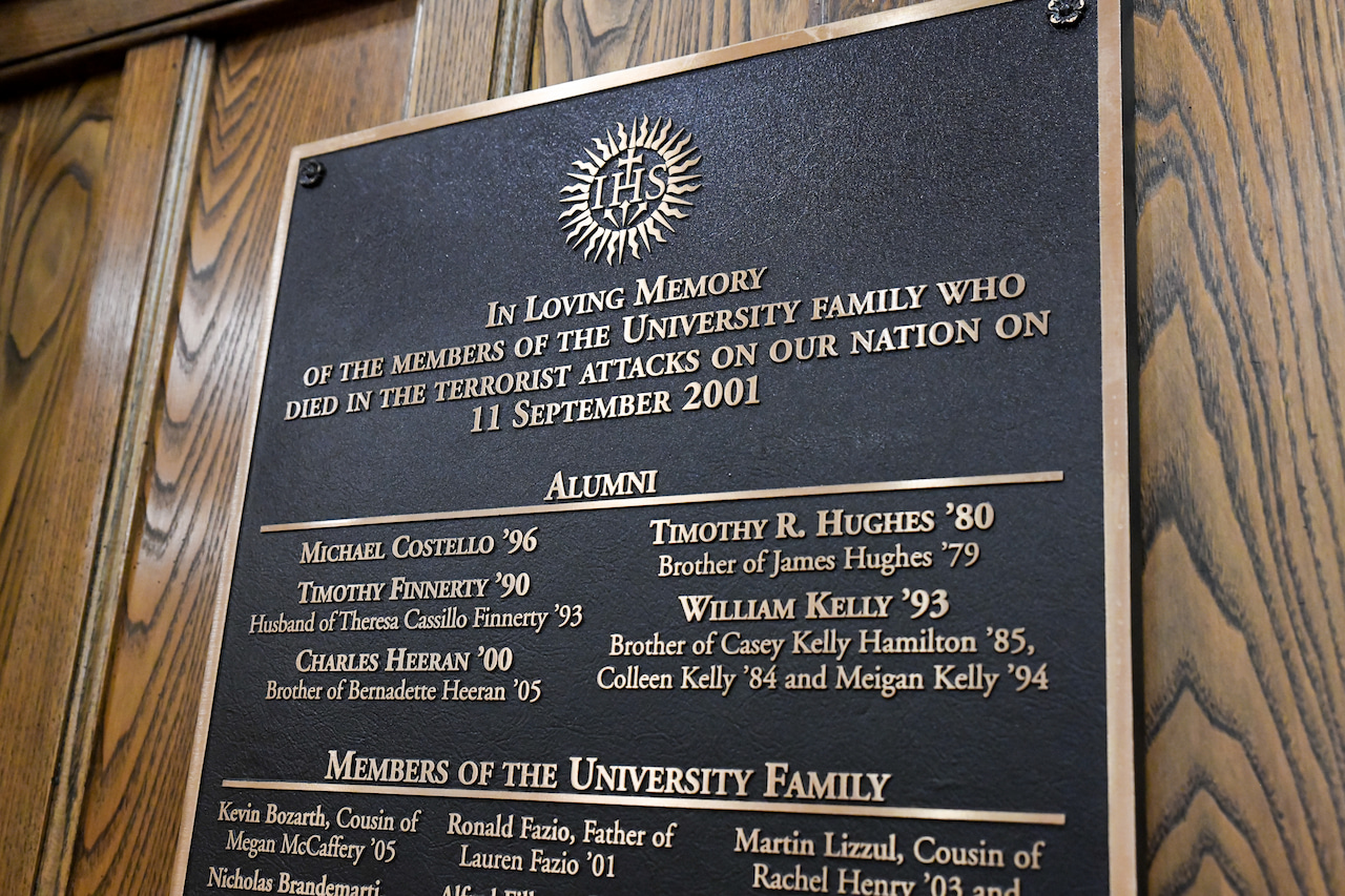 911 memorial 25 years University of Scranton