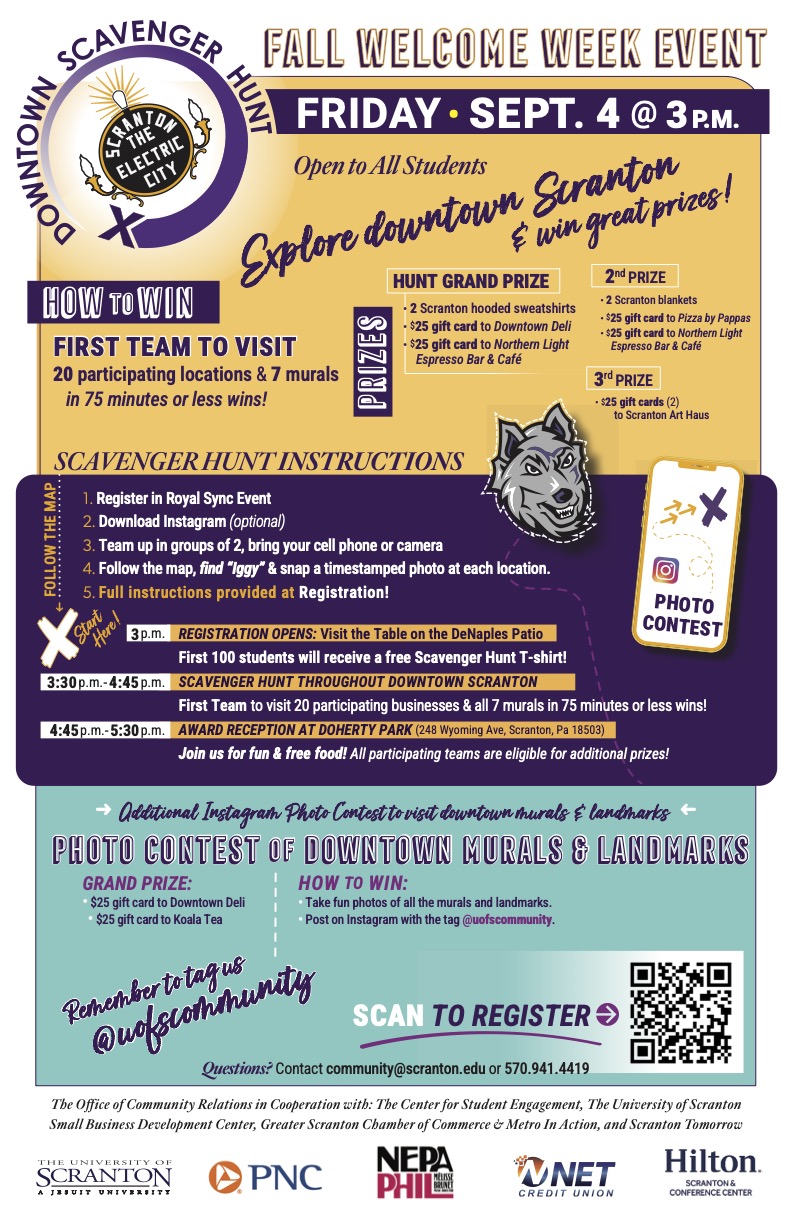 2026 Scavenger Hunt poster