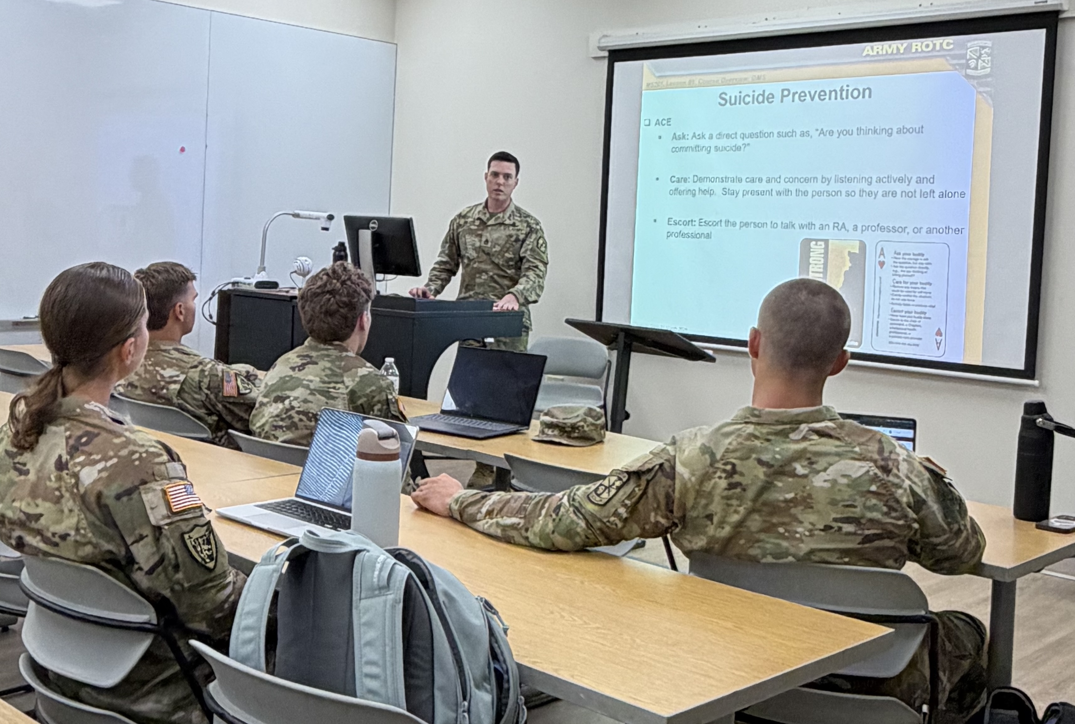 Military Science Classroom at Roche Hall
