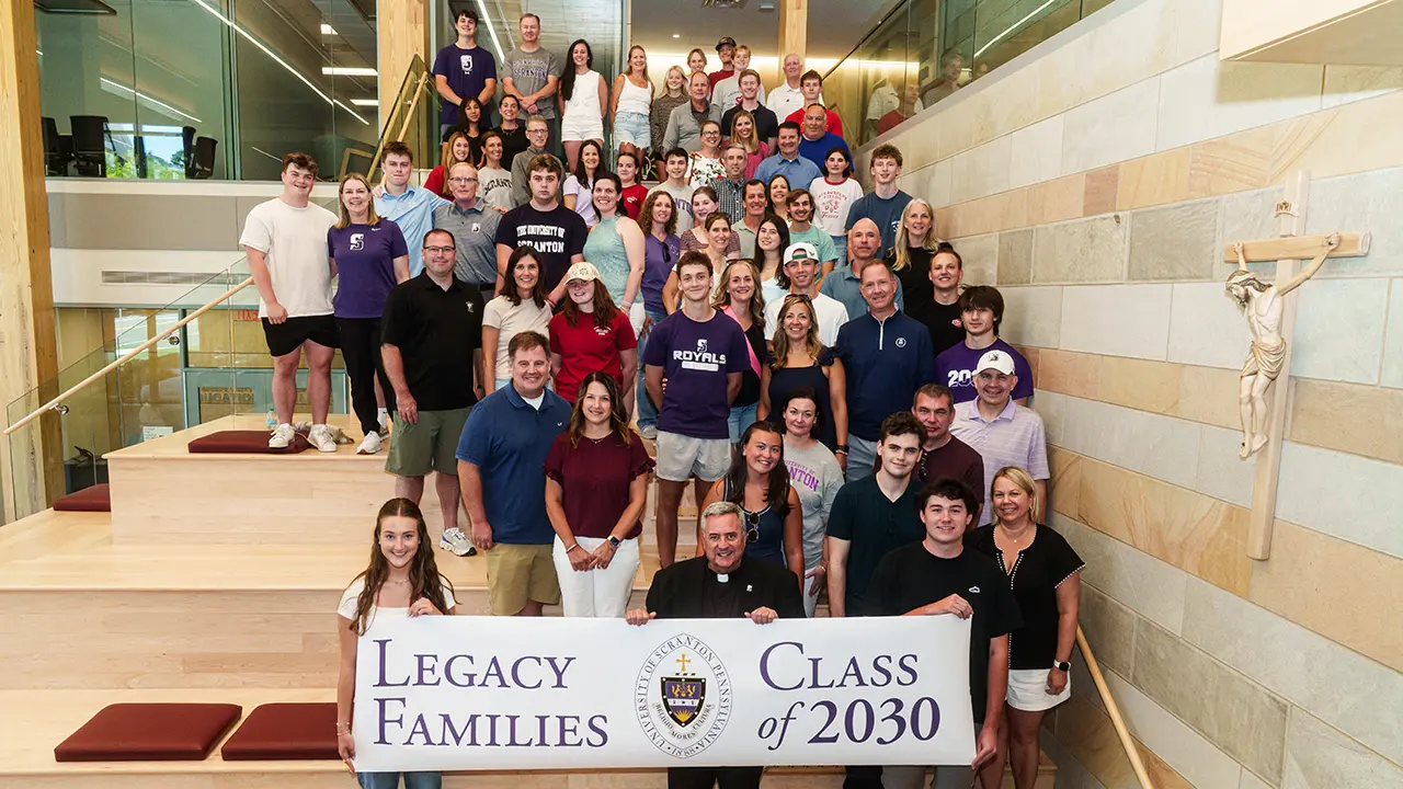 University Holds Class of 2030 Legacy Families Reception
