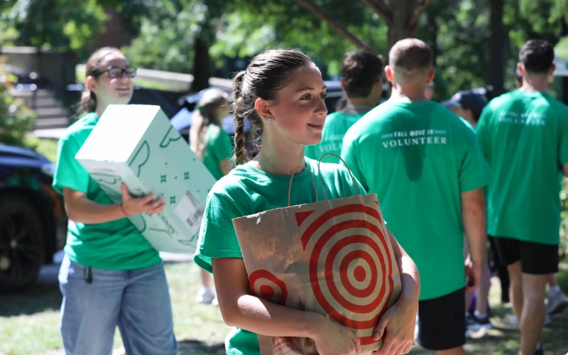 A gallery of images from The University of Scranton's Class of 2030 First-Year Move-In.