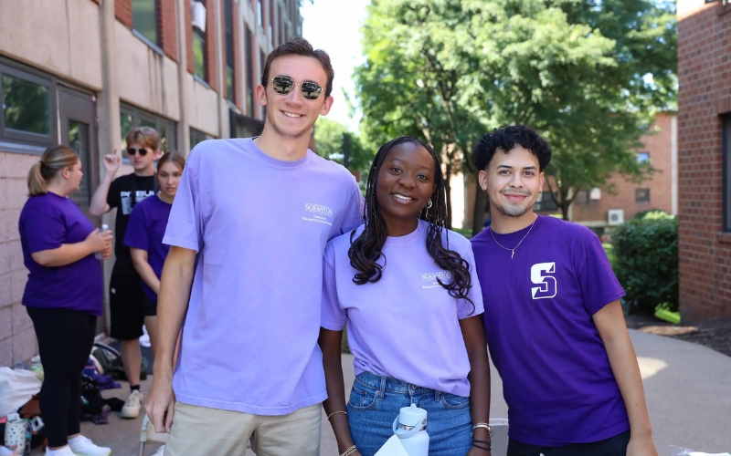 A gallery of images from The University of Scranton's Class of 2030 First-Year Move-In.