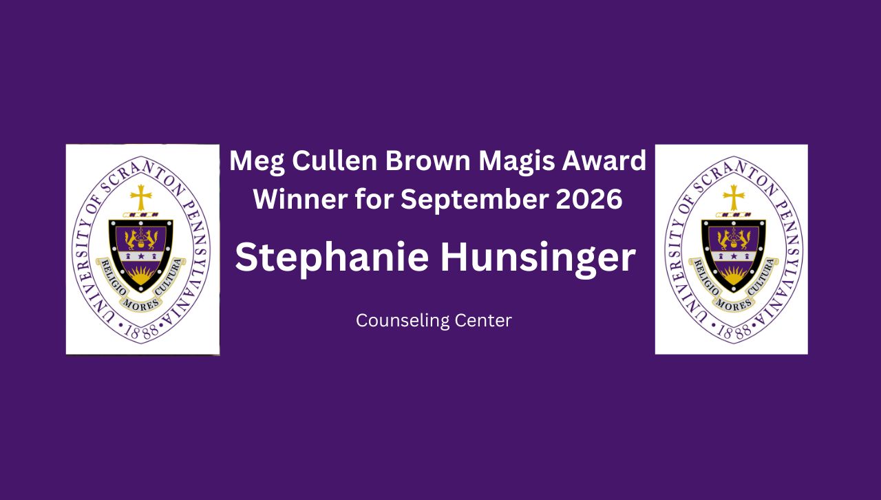 Meg Cullen-Brown Magis Award for September banner image