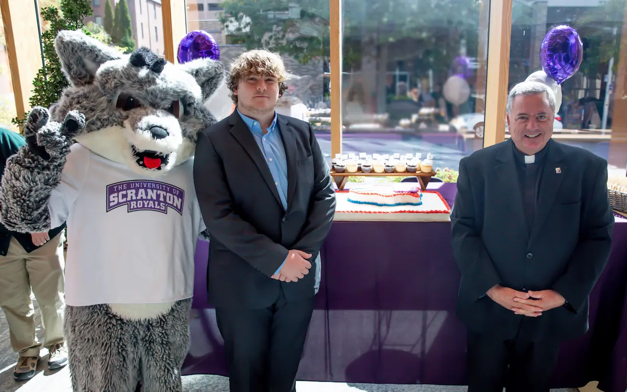 A gallery of images from The University of Scranton's reveal event for the U.S. News and World Report "Best Colleges" rankings.