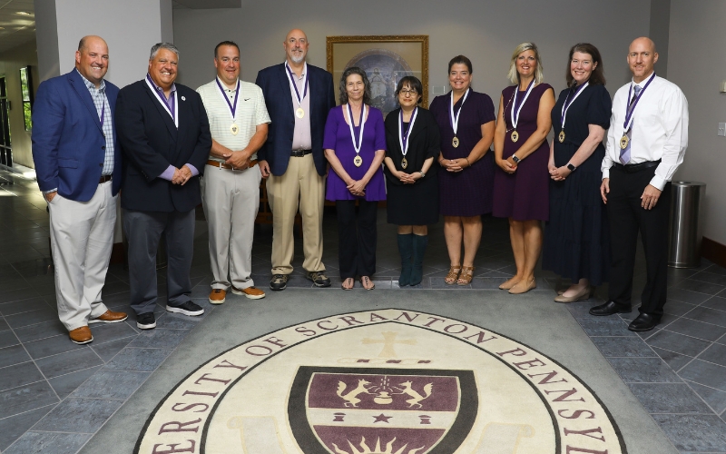 A gallery of images from The University of Scranton's 20-Year Pro Deo program.