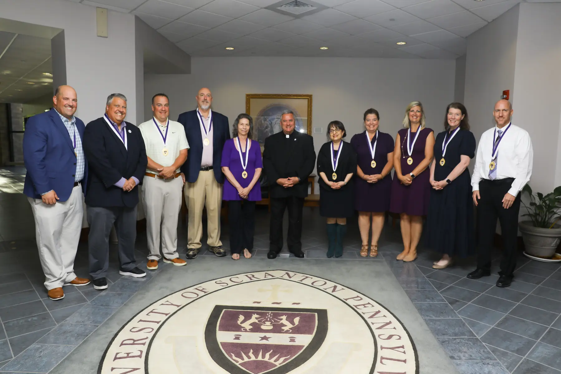 thumbnail for University of Scranton 20-Year Employees Honored at Pro Deo Event