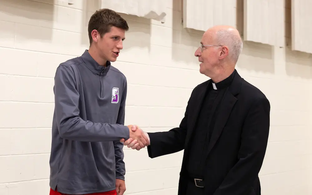 A gallery of images from the 2026 Ignatian Values in Action Lecture at the Byron Recreation Complex.