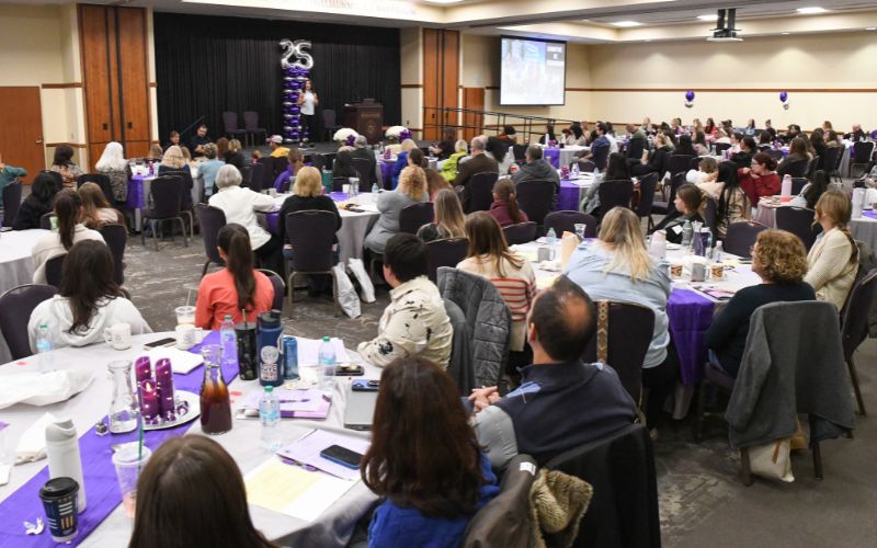An image from a slideshow gallery of scenes from the 25th Annual U.S. Conference on Disability at the McIlhenny Ballroom of The University of Scranton's DeNaples Center.