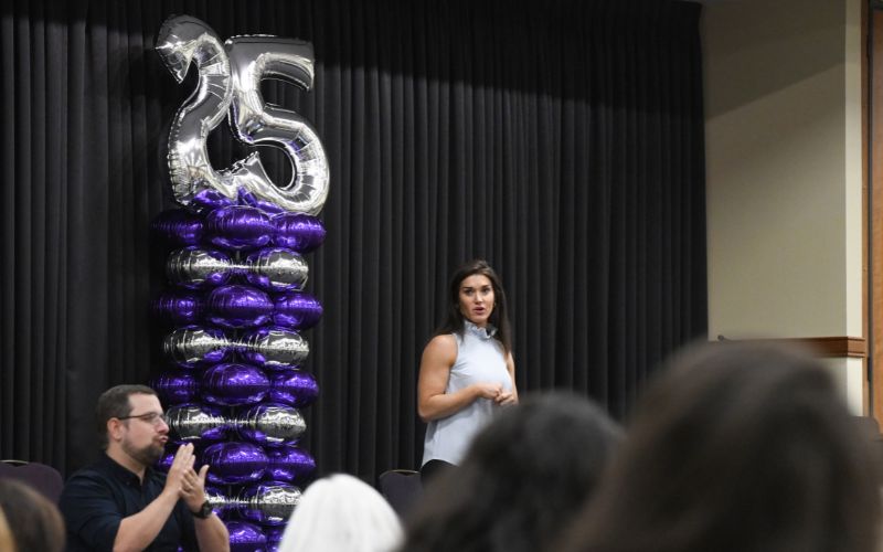 An image from a slideshow gallery of scenes from the 25th Annual U.S. Conference on Disability at the McIlhenny Ballroom of The University of Scranton's DeNaples Center.