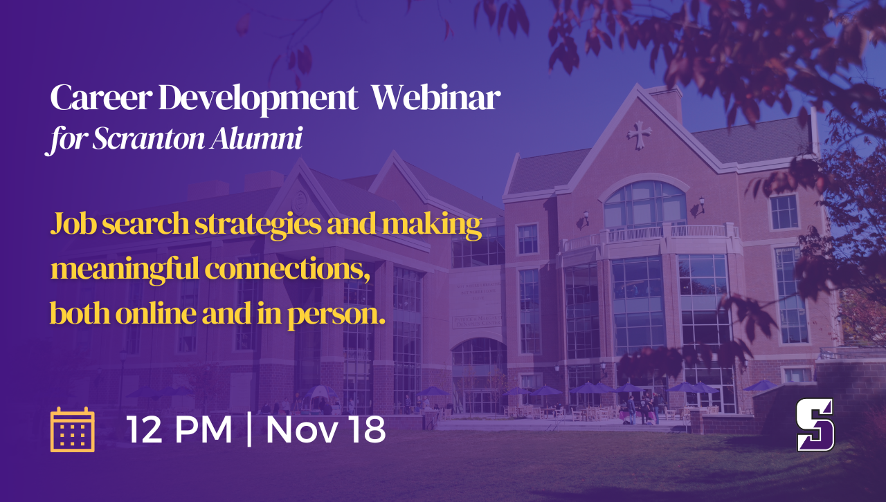 Advance Your Career With an Exclusive Alumni Webinar Nov. 18